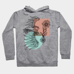 Phoenix Mithology Hand Drawn Hoodie